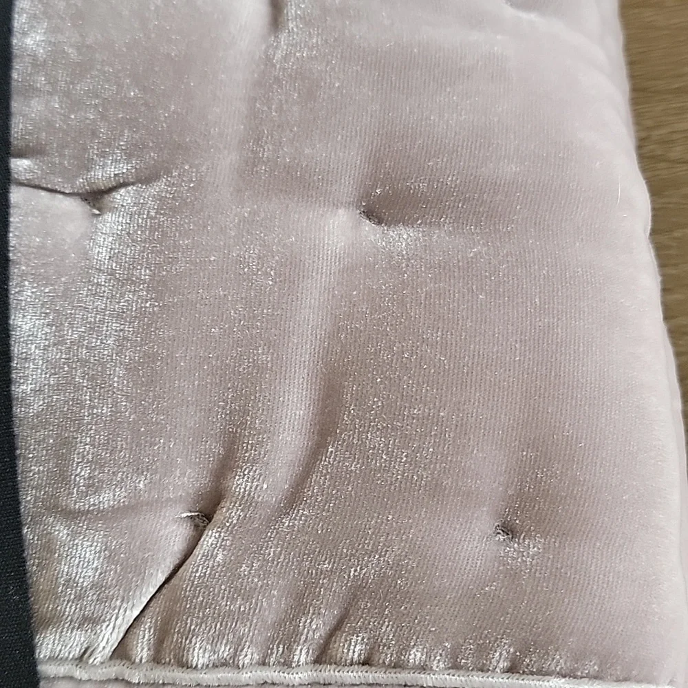 West Elm Luxe Velvet Standard Sham Light Gray NWT